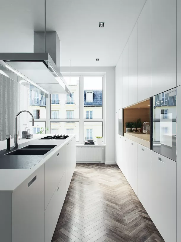 M2 Apartment P2 Innenraumvisualisierung