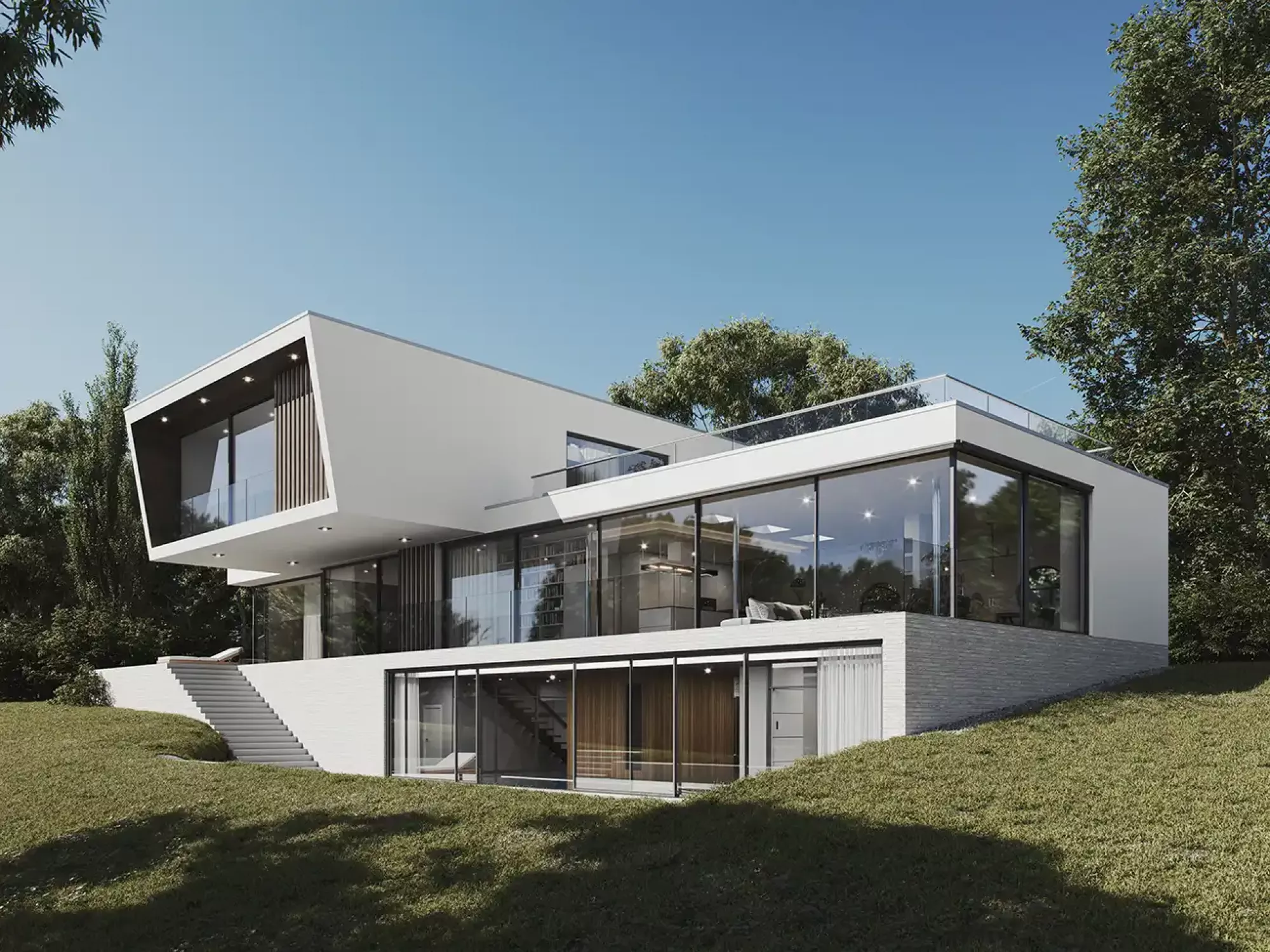 Villa G Preibisz-Architekten Architektur Visualisierung